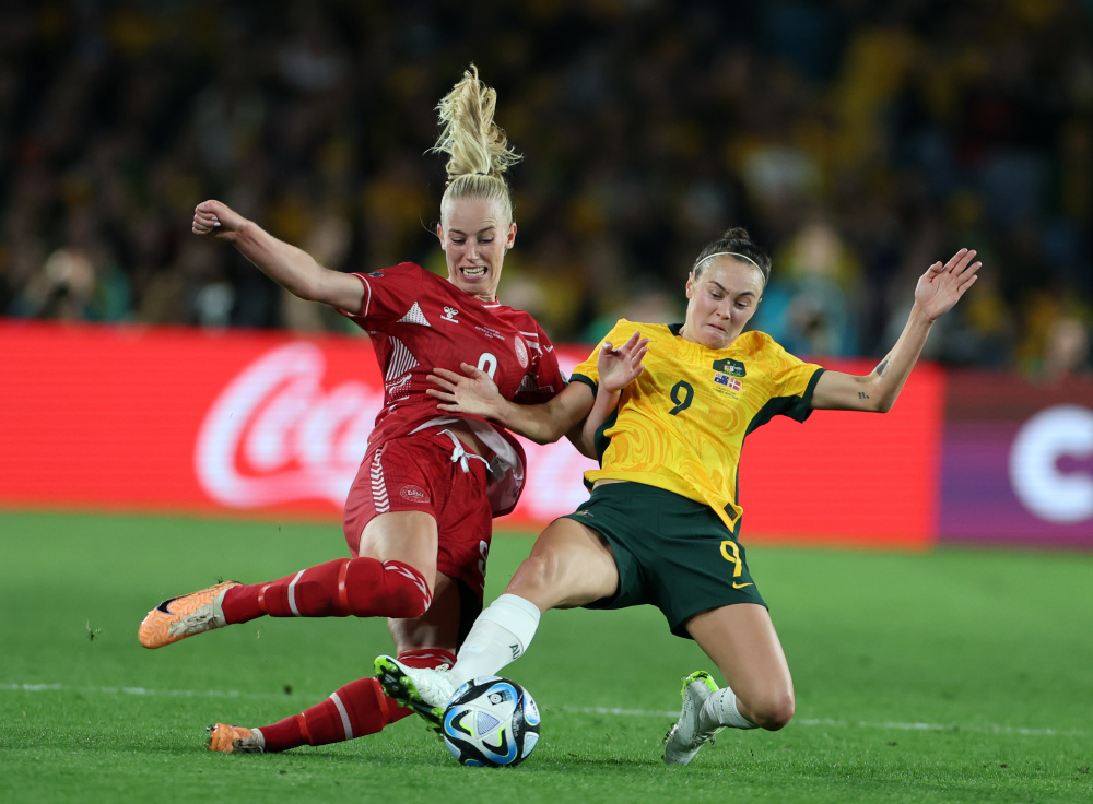 澳大利亚女足队在国际比赛中取得胜利