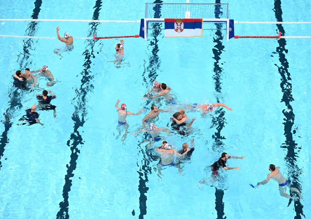 埃及击败西班牙队夺得男子水球金牌,全场震撼 埃及击败西班牙队夺得男子水球金牌,全场震撼