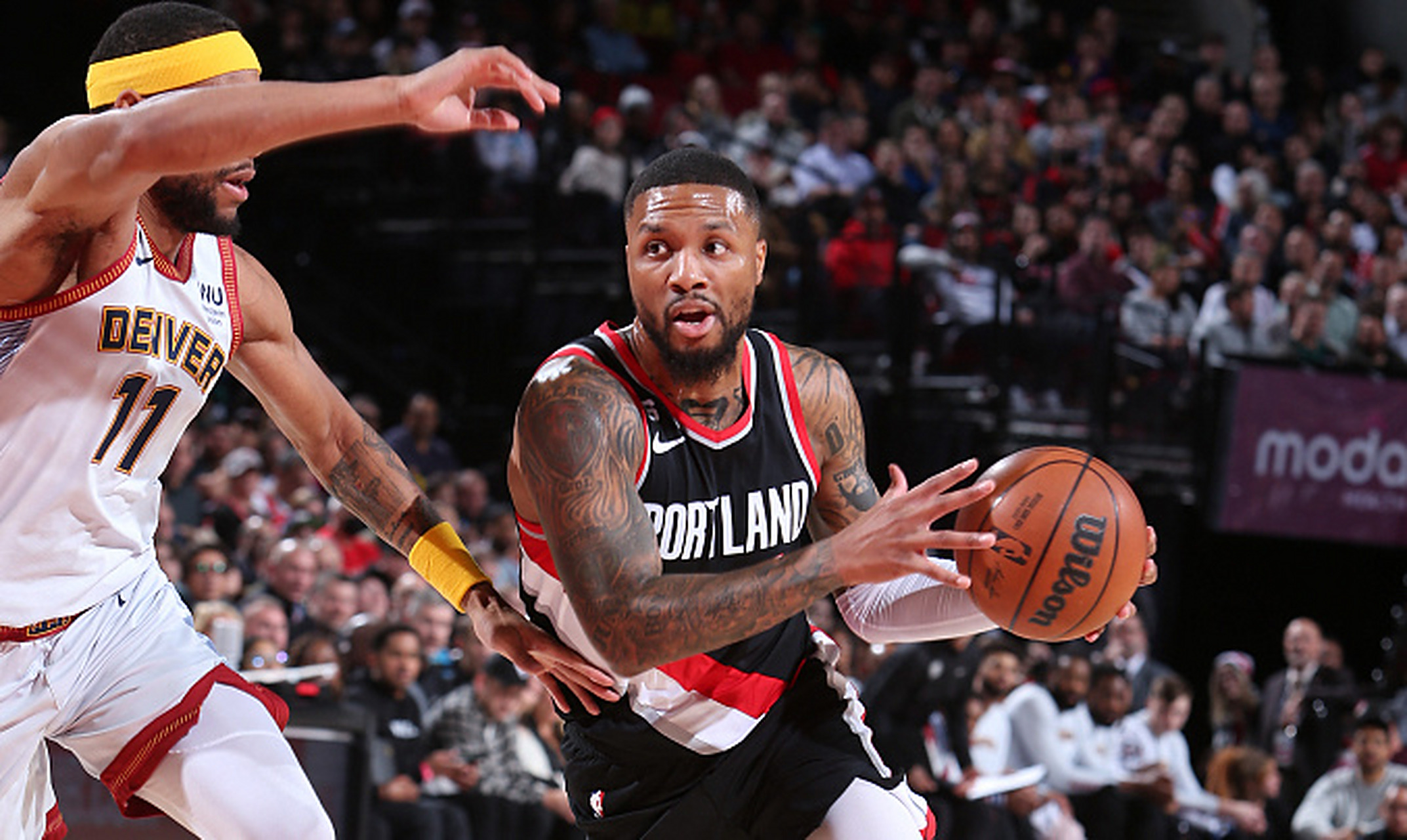 雷霆绝杀掘金，利拉德高光表现